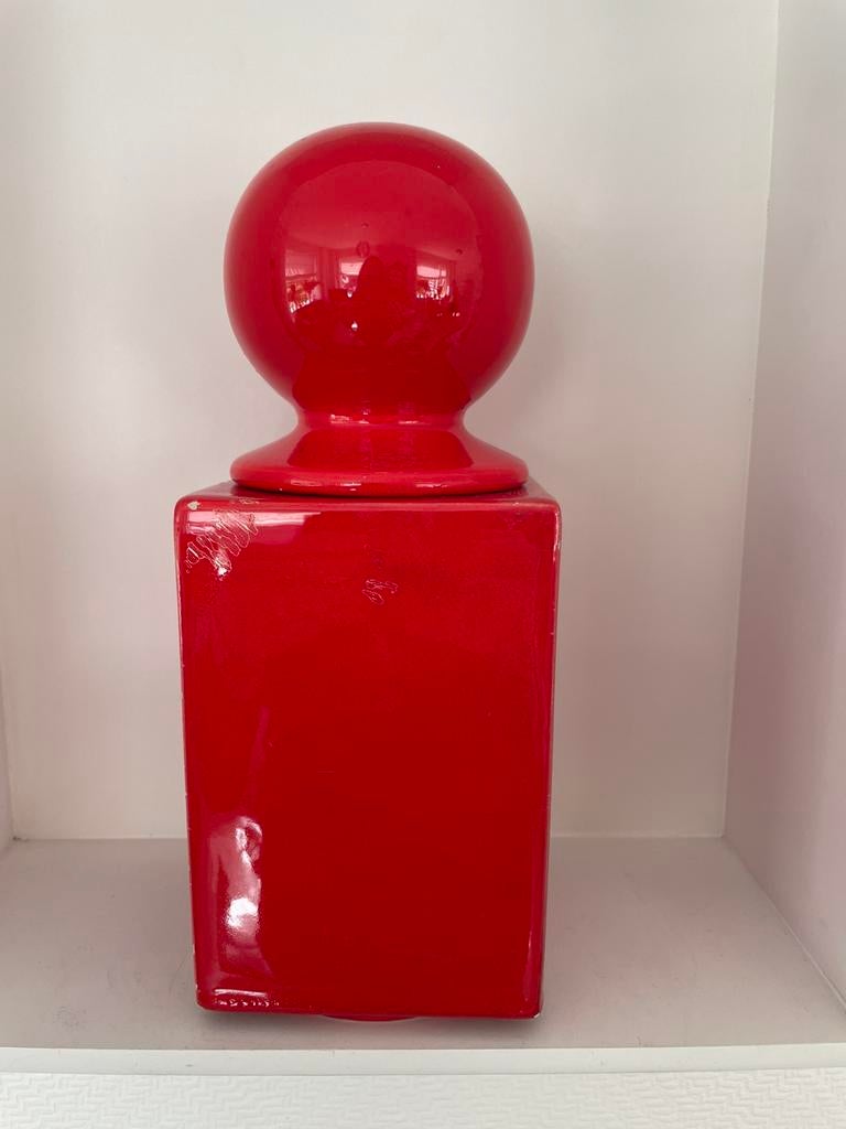 Sicart Pino Spagnolo voorraadpot pot Italy vintage design, Ophalen of Verzenden