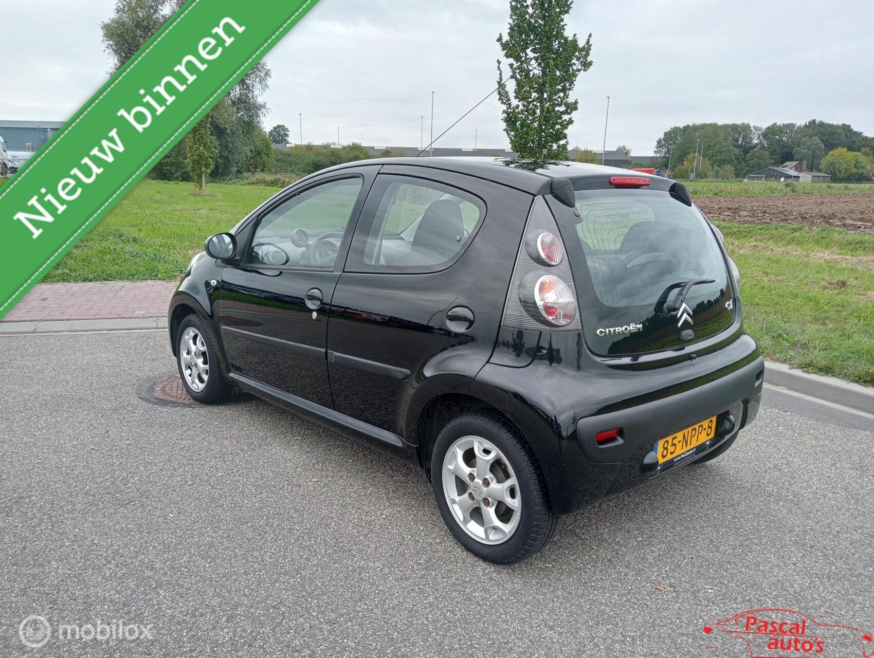 Citroen C1 1.0-12V unieke km nap lm velgen airco, Voorwielaandrijving, Euro 5, Stof, Gebruikt