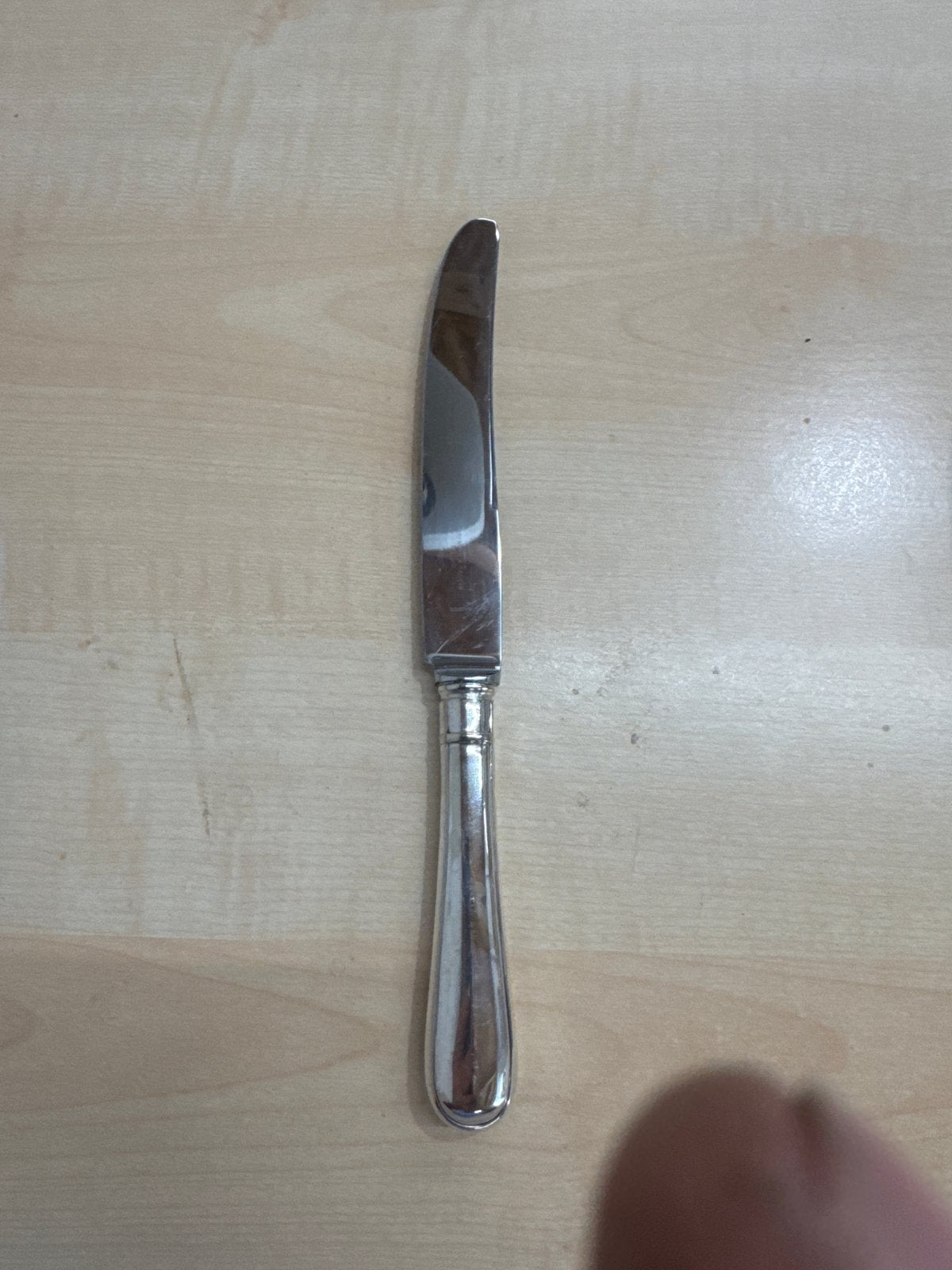 Kempen & Begeer Zwaar Verzilverd Diner Mes - 24,5 cm, Ophalen of Verzenden