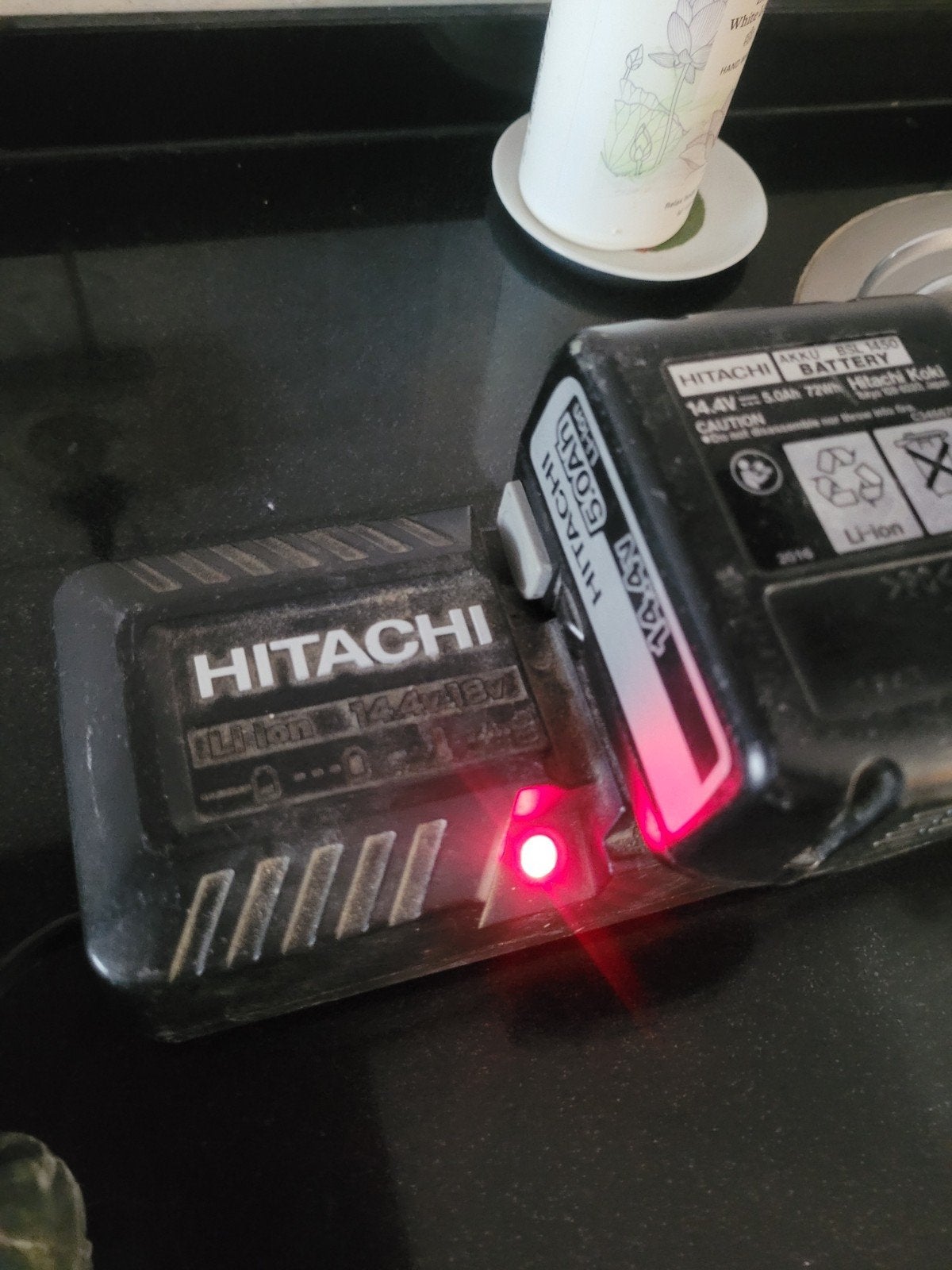 Hitachi DS 14DJL accutol accuboormachine 4 accus en lader, Ophalen of Verzenden