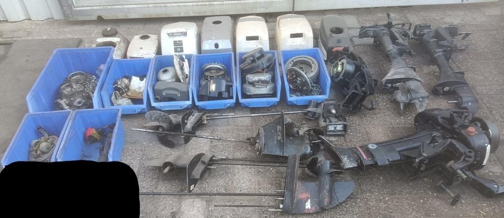 Partij onderdelen buitenboordmotoren, Ophalen, Gebruikt, Motor en Techniek, Motorboot