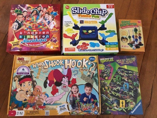 5 verschillende spellen van, Ophalen of Verzenden, Zo goed als nieuw