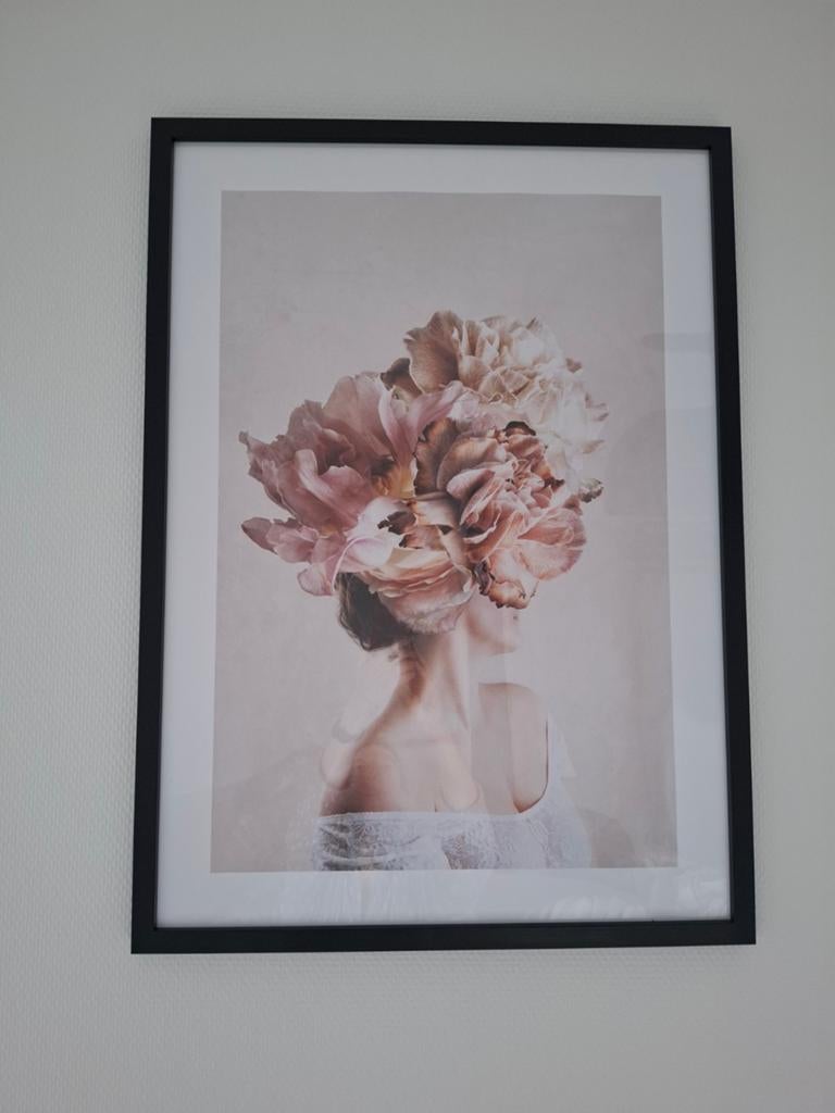 Fotolijst wissellijst zwart 50x70cm, Ophalen, Zo goed als nieuw, 50 tot 75 cm, 50 tot 75 cm