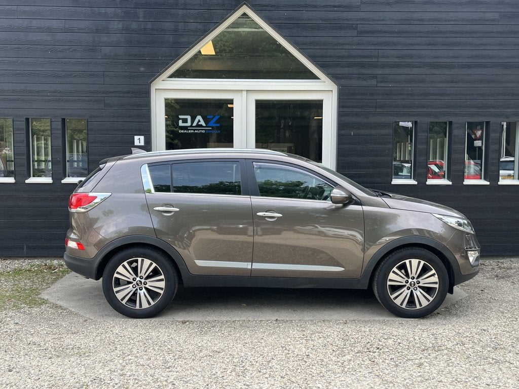 Kia Sportage 2.0 ExecutiveLine Aut/Ecc/Leer/Navi/Pano, Startonderbreker, Gebruikt, Zwart, 4 cilinders