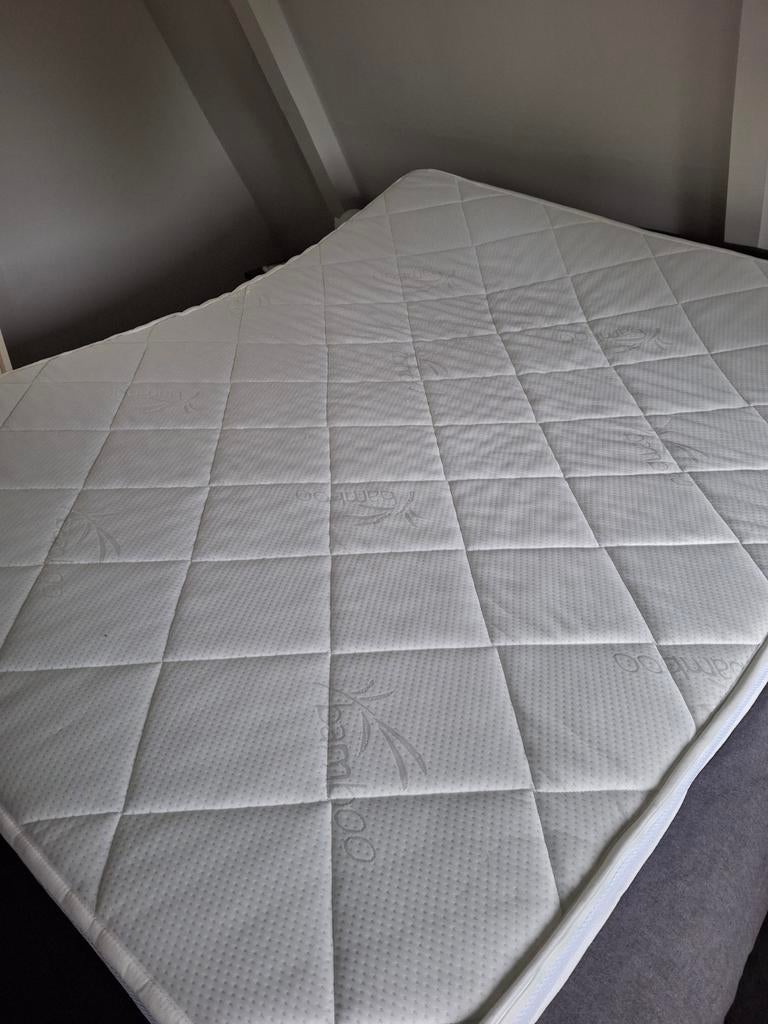 Bamboo topper, 160x200 cm, Huis en Inrichting, Slaapkamer | Matrassen en Bedbodems, Ophalen, Zo goed als nieuw, Tweepersoons, 160 cm