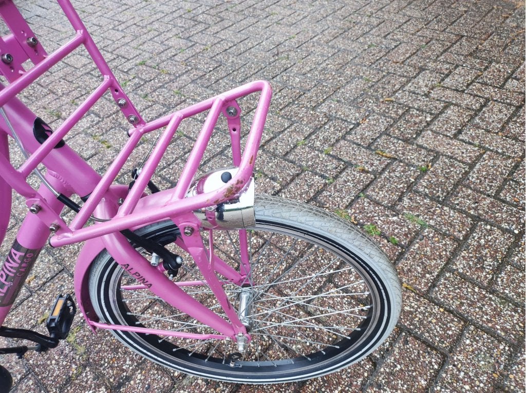 Alpina meisjes 22 inch zeer mooi . 2 maal, Terugtraprem, 22 inch, Gebruikt, Niet ingevuld