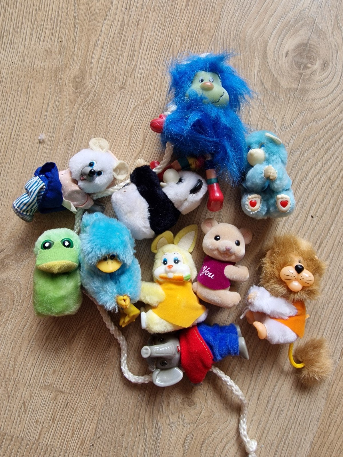 Vintage Knijpbeestjes Jaren '90 - Diverse Figuren, Gebruikt, Overige merken, Overige karakters, Overige typen