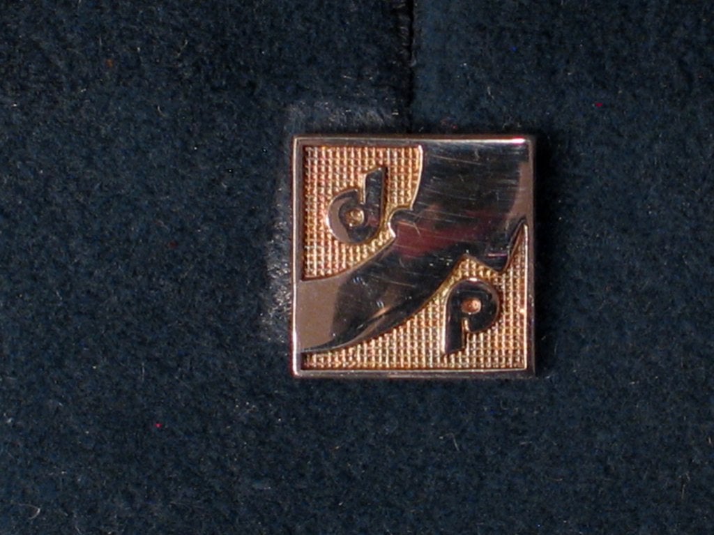Ere speld zilver, grafisch, Druk en Papier. 1742, Ophalen of Verzenden, Zilver