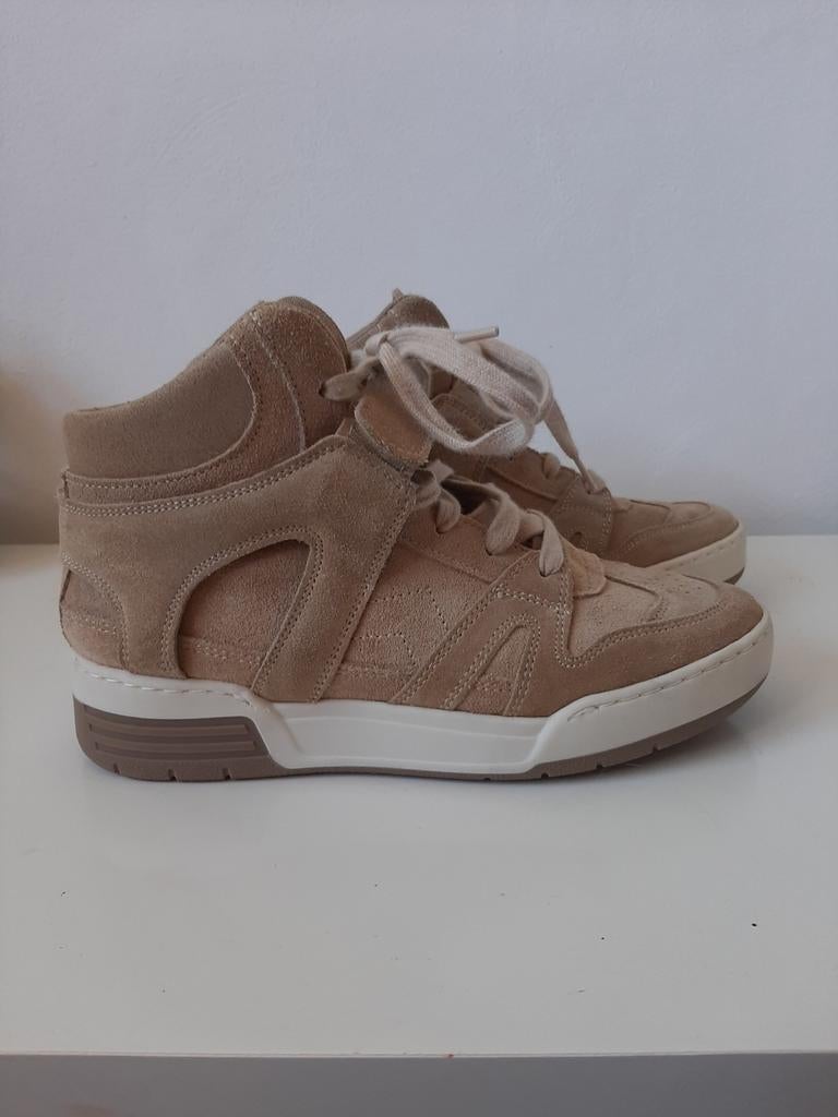 Shoecolate hoge beige sneakers, Kleding | Dames, Schoenen, Zo goed als nieuw, Sneakers of Gympen, Beige, Ophalen of Verzenden
