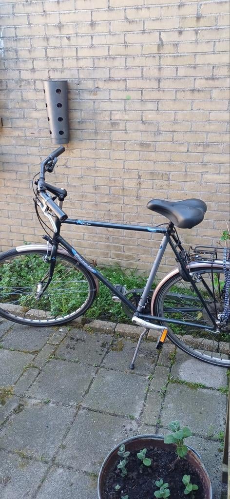 Gazelle Hybride herenfiets met versnellingen, Fietsen en Brommers, Ophalen of Verzenden, Gebruikt, Minder dan 10 versnellingen