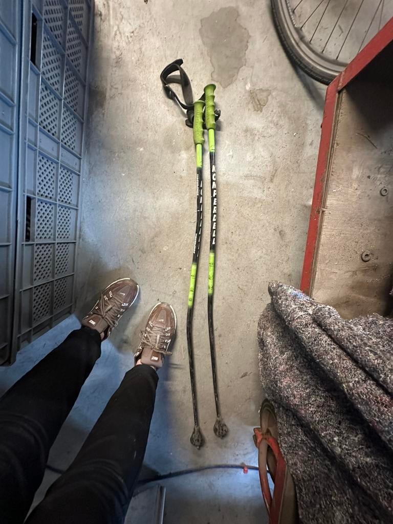 Komperdell skistokken 125, Sport en Fitness, Ophalen of Verzenden, Skiën, Stokken