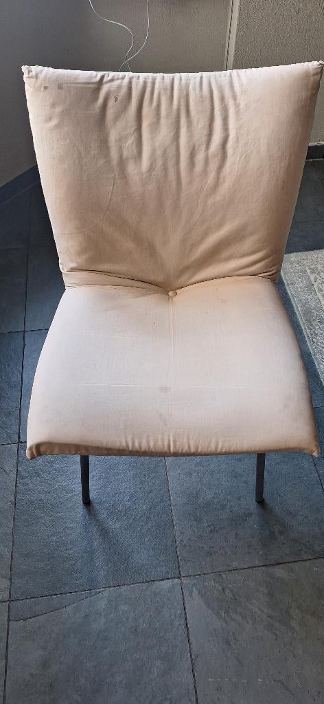 4 x ligne roset eetkamerstoel beige, Huis en Inrichting, Stoelen, Ophalen, Overige materialen, Gebruikt, Overige kleuren