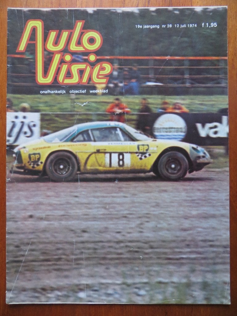 Autovisie 28 1974 Fiat 132 (test), BMW 320, Bertone, Verzenden, Zo goed als nieuw, BMW