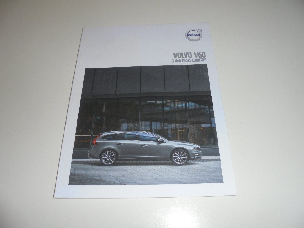 brochure Volvo V60/V60 Cross Country modellen 2018, Ophalen of Verzenden, Nieuw, Volvo