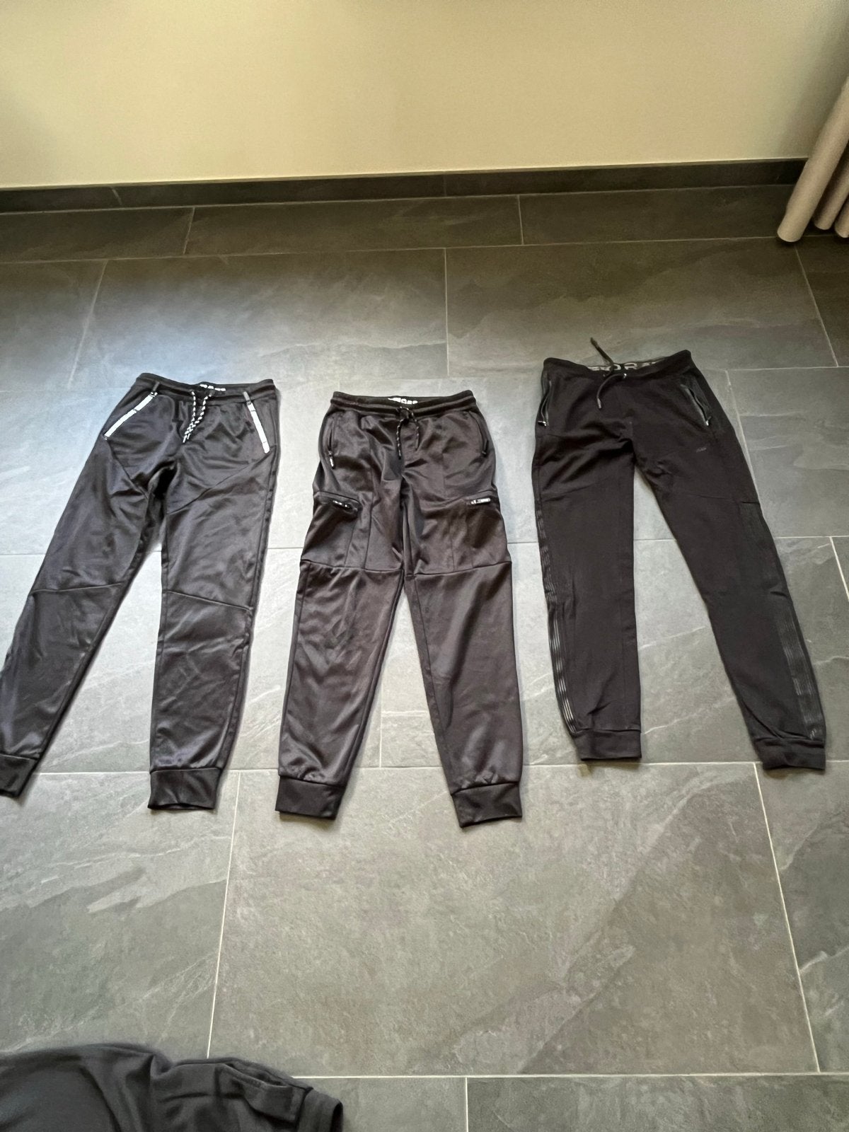 3 zwarte broeken maat 164 (Salty Dog & Ravagio), Ophalen of Verzenden, Zo goed als nieuw, Jongen, Broek