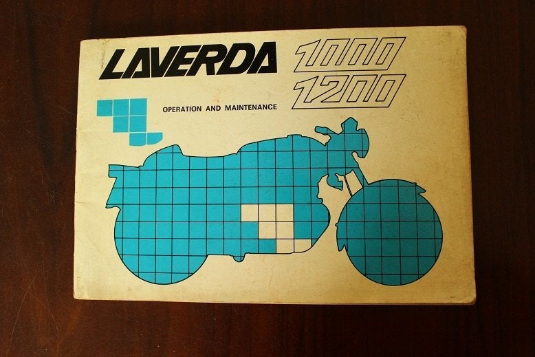 Laverda 1000 1200 1978 operating maintenance manual, Motoren, Handleidingen en Instructieboekjes, Ophalen of Verzenden, BMW