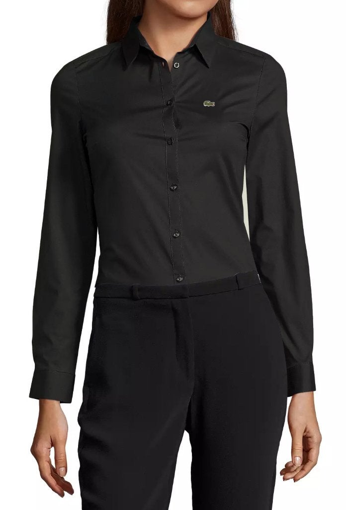 Lacoste Hemd Dames Slim Fit 3 Kleuren Lange Mouwen XS-XXL, Kleding | Dames, Overige kleuren, Verzenden, Maat 46/48 (XL) of groter