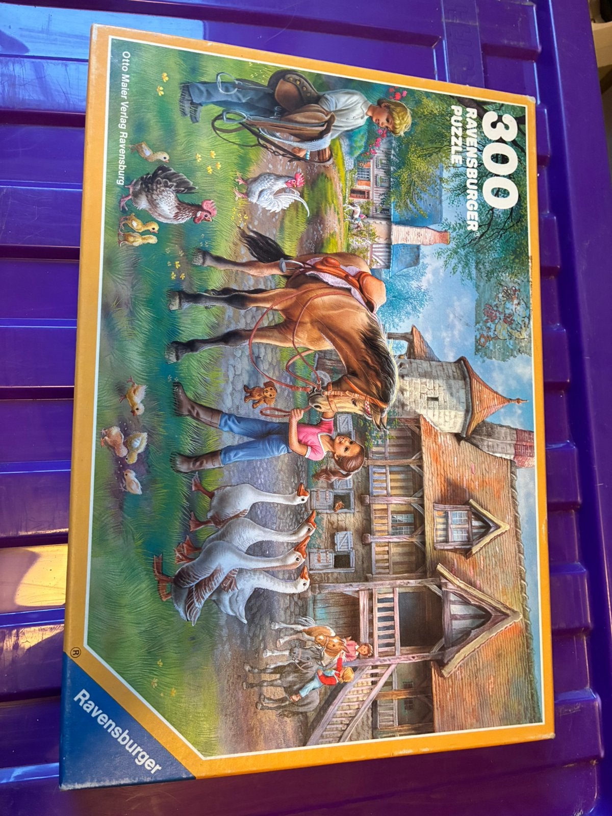 Mooie puzzel met dieren, Ophalen of Verzenden, Meer dan 50 stukjes, Zo goed als nieuw, 6 jaar of ouder
