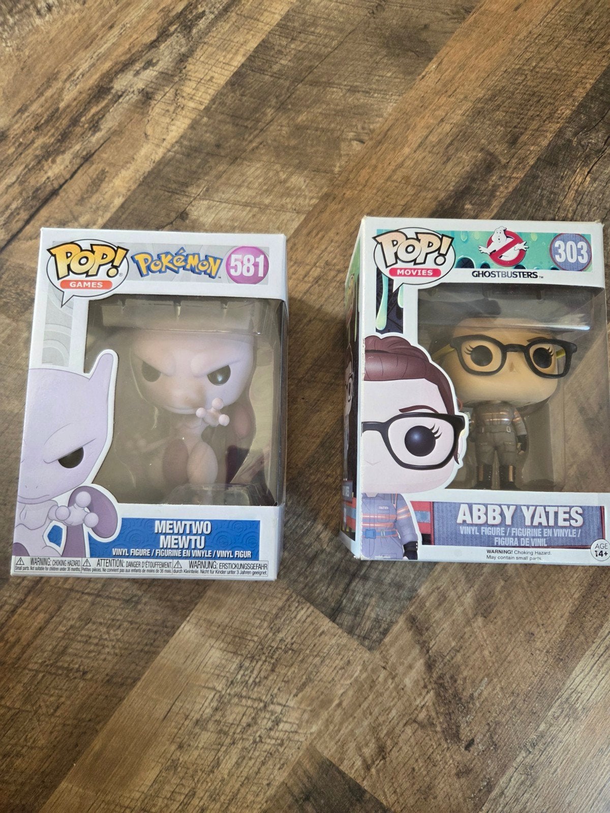 Funko Pop! Mewtwo & Abby Yates - Pokémon & Ghostbusters, Ophalen of Verzenden, Zo goed als nieuw