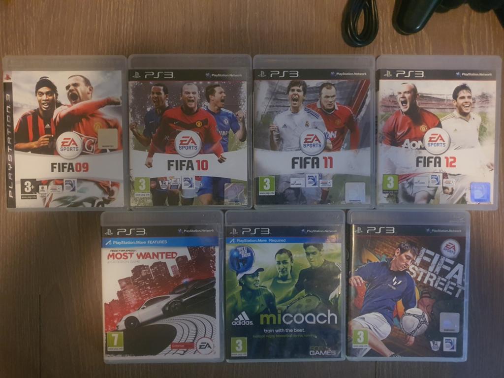 Tk PlayStation 3 Slim 160 GB met Games, 1 speler, Ophalen, Zo goed als nieuw, Vanaf 3 jaar