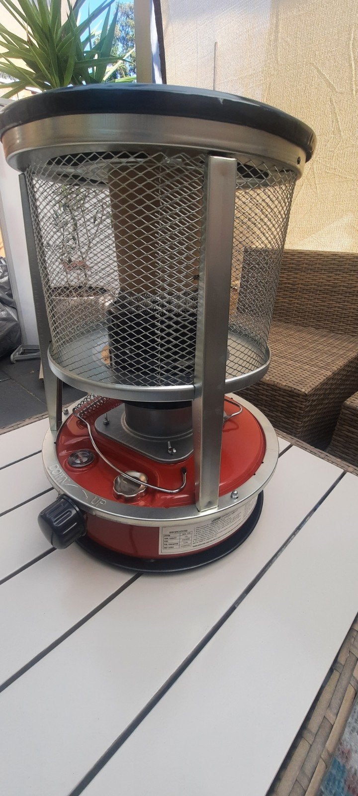 Petroleumkachel Rood- Compact en Efficiënt Foetsie 229, Ophalen, Overige brandstoffen, Nieuw, Petroleumkachel