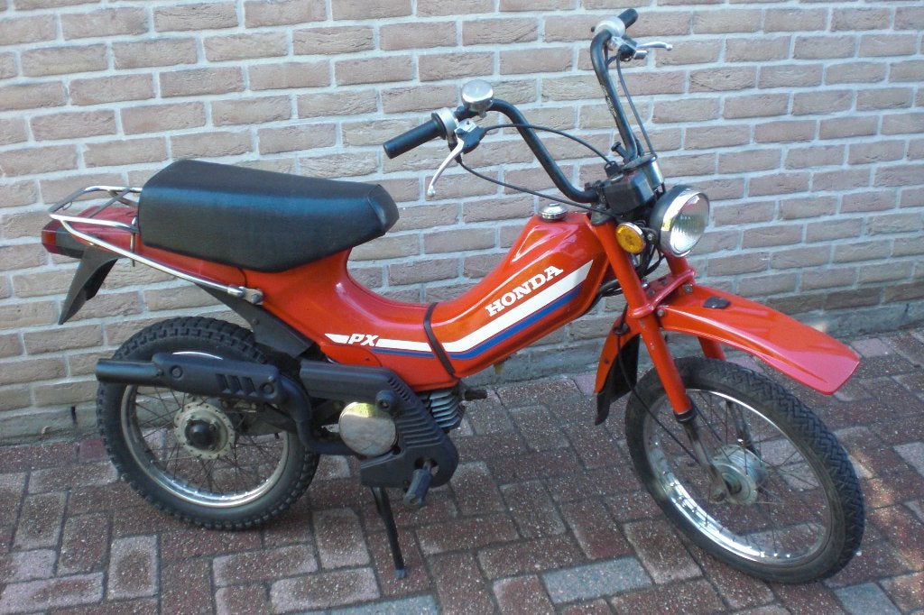 Honda PX50 rood '81 - AB05 kl.B - 6volt CDI - 2T oliepomp, Ophalen, Gebruikt, Overige modellen, Maximaal 45 km/u