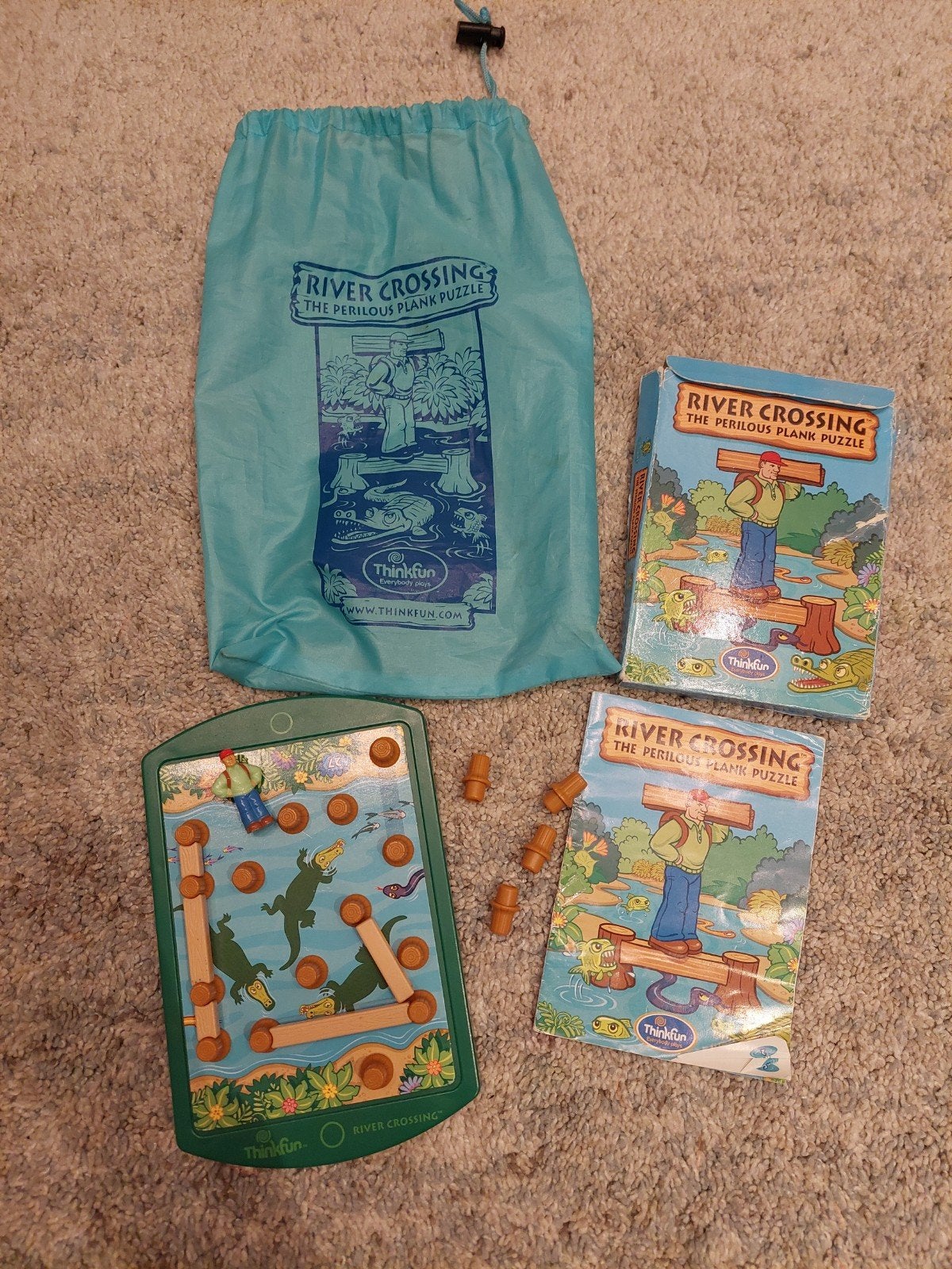 Thinkfun River Crossing: The Perilous Plank Puzzle, Ophalen of Verzenden, Gebruikt, Puzzelen