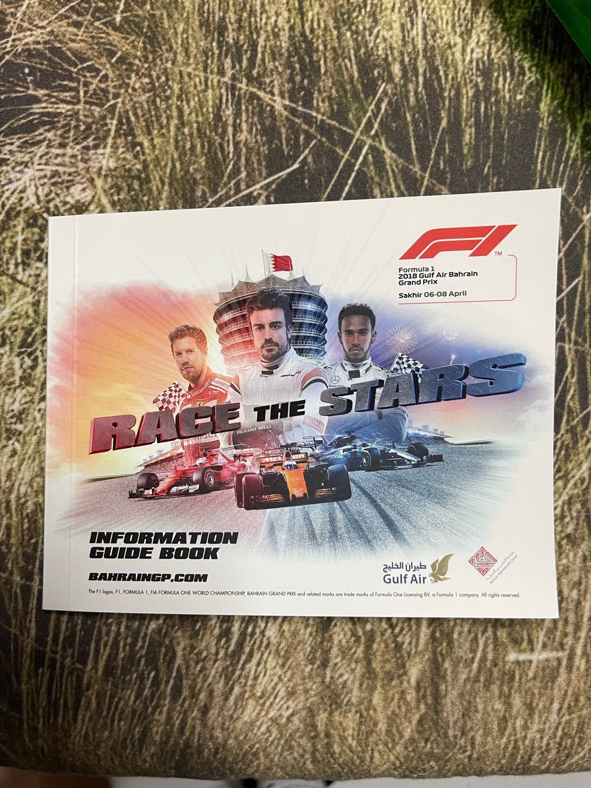 Formule 1 Bahrain 2018 Programma Boek Sakhir Circuit, Ophalen of Verzenden, Zo goed als nieuw, Algemeen