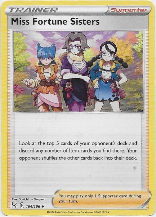 Lost Origin,  M. Fortune Sisters [uncommon] 164/196, Verzenden, Nieuw, Losse kaart