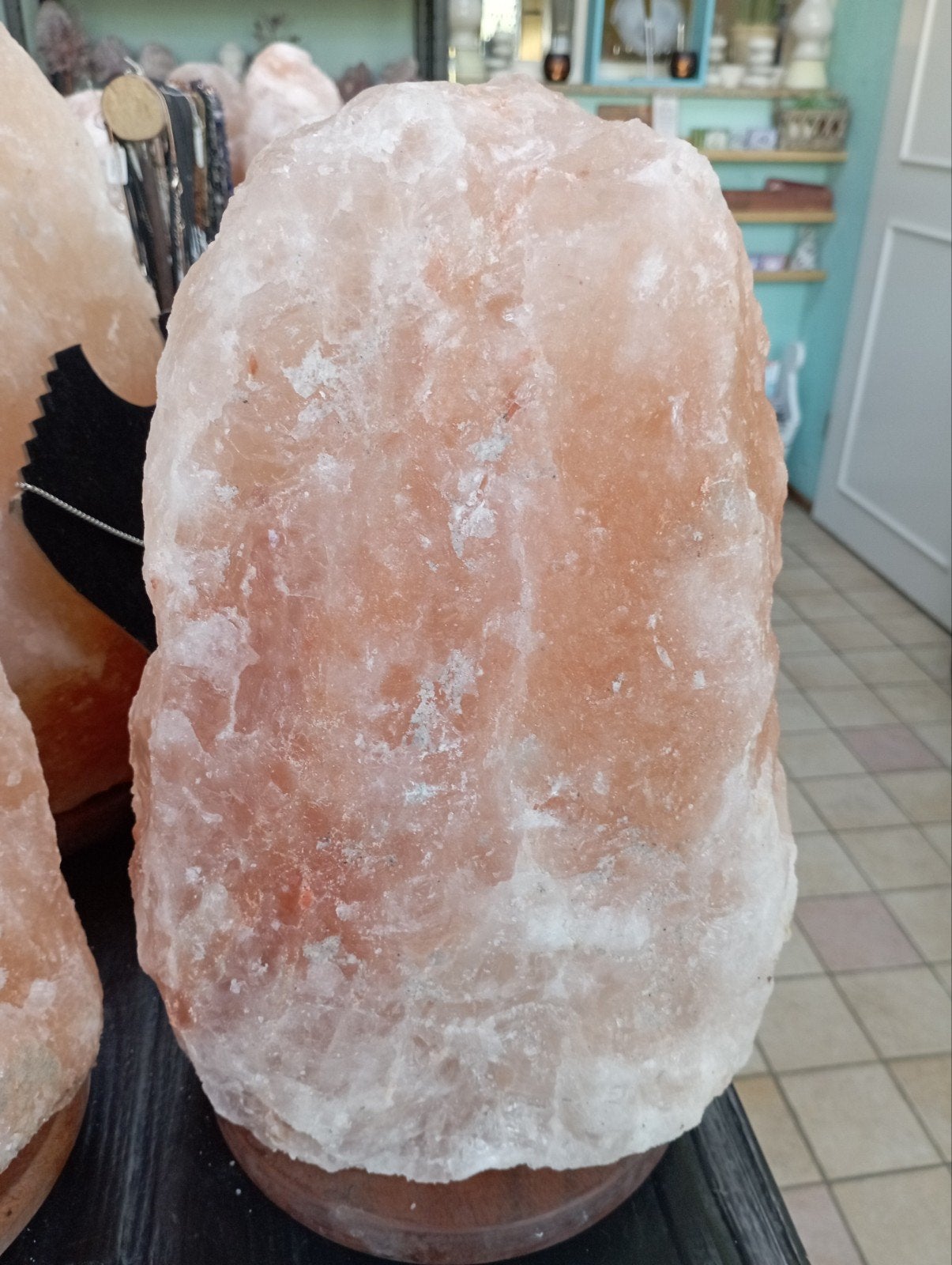 Grote Zoutlamp 12-19kg 30-35cm €30-35, Ophalen of Verzenden, Mineraal