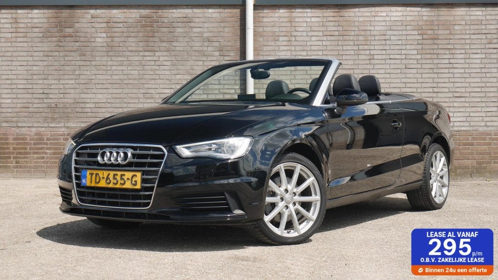 Audi A3 Cabrio 1.8 TFSI DSG Navigatie B&O PDC Leer Xenon, Auto's, Audi, Automaat, Parkeersensor, Gebruikt, 4 stoelen