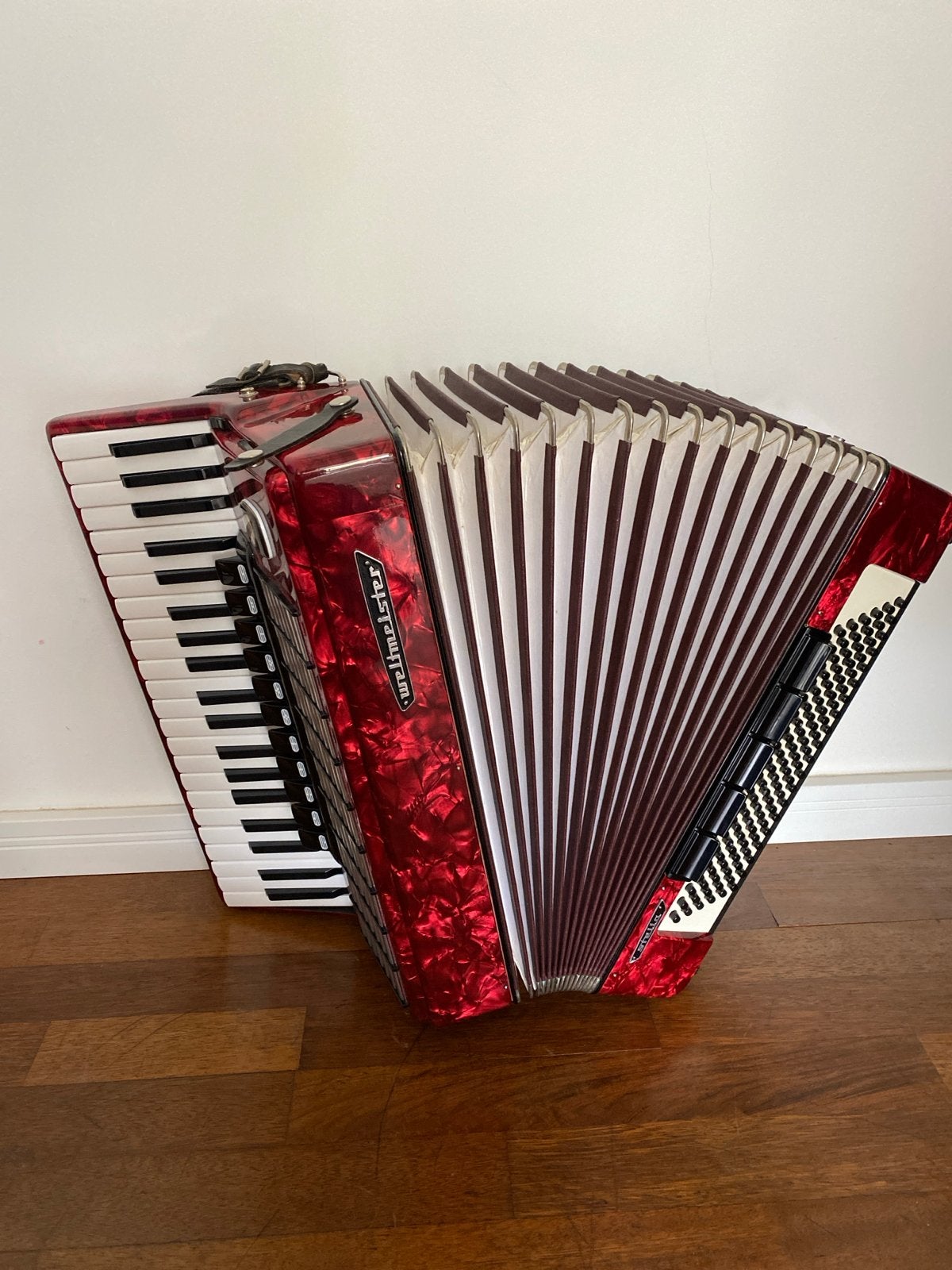 Welmeister Stella Accordeon - Rood, Zo goed als nieuw, Ophalen of Verzenden, Zo goed als nieuw, Overige soorten