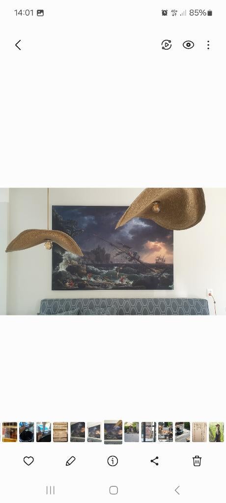Mooie rieten Tafellampen ZGAN, Ophalen of Verzenden, Zo goed als nieuw, Minder dan 50 cm