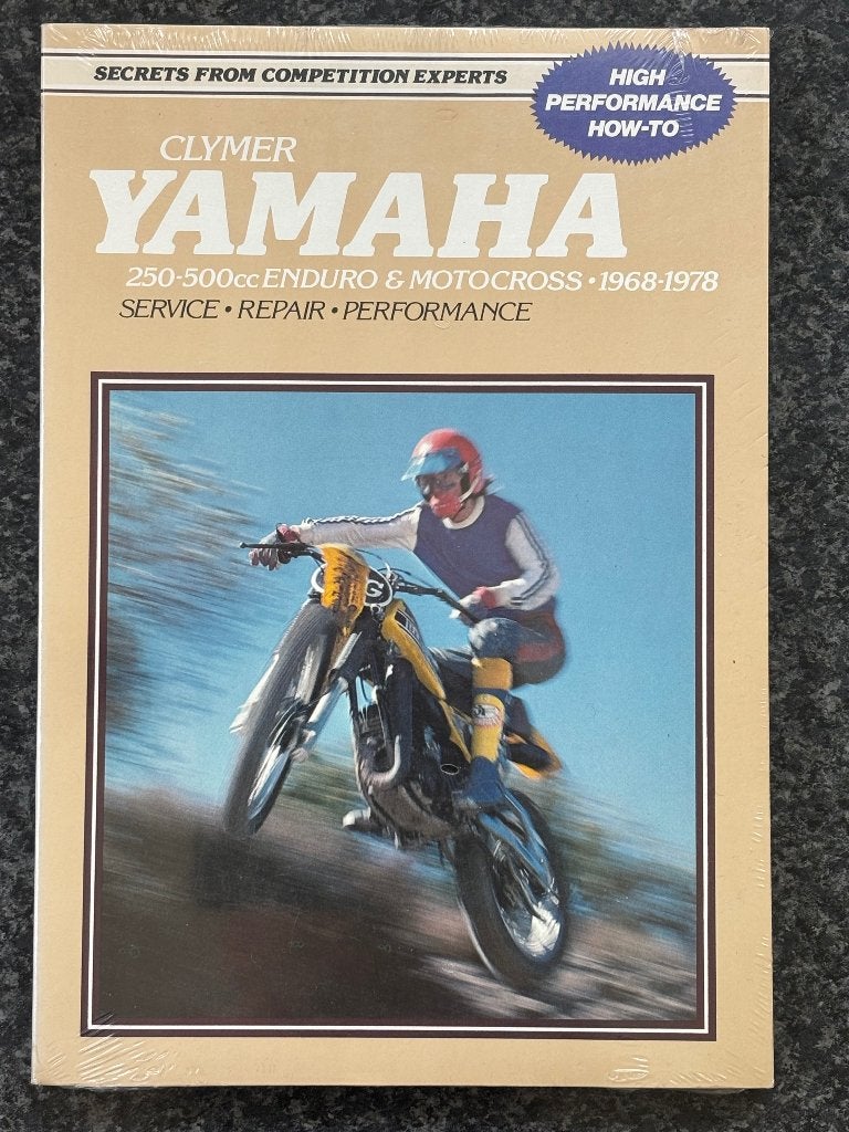 YAMAHA 250-500cc ENDURO & MOTOCROSS 1968-1978 manual **NIEUW, Ophalen of Verzenden, Yamaha