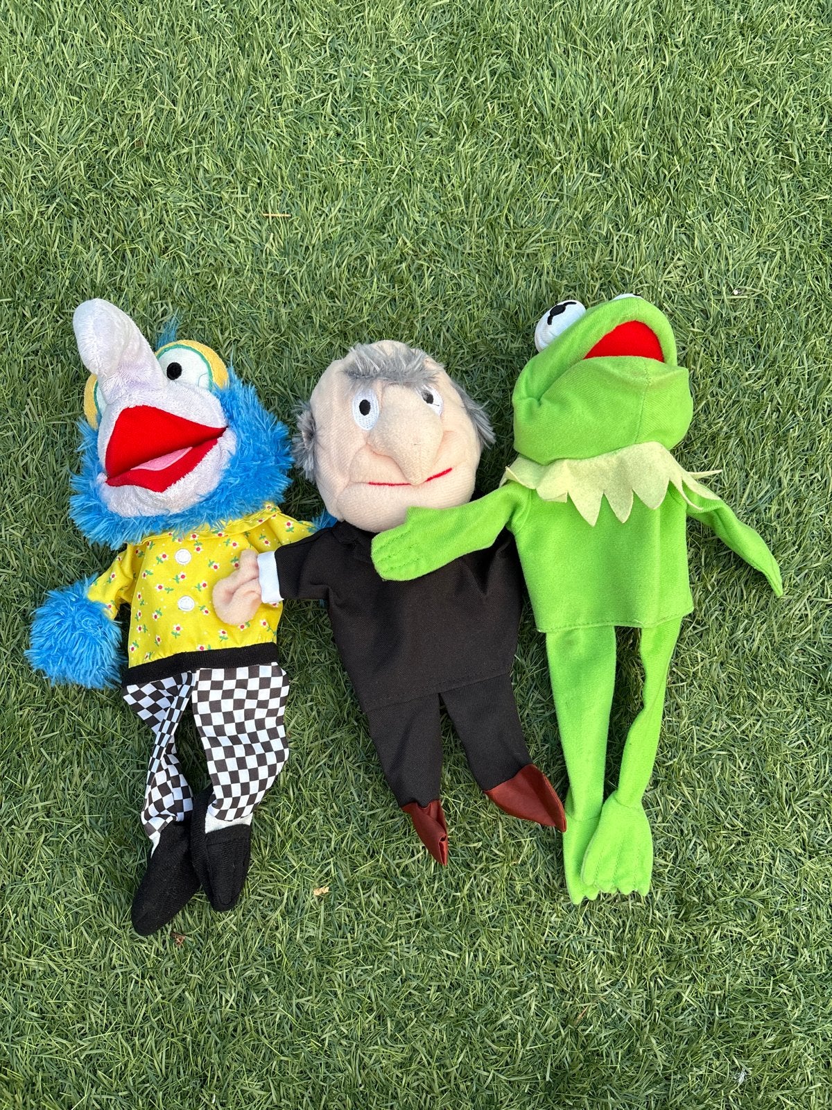 Muppet Show handpoppen - Kermit, Statler en Animal, Ophalen of Verzenden, Zo goed als nieuw, Overige typen