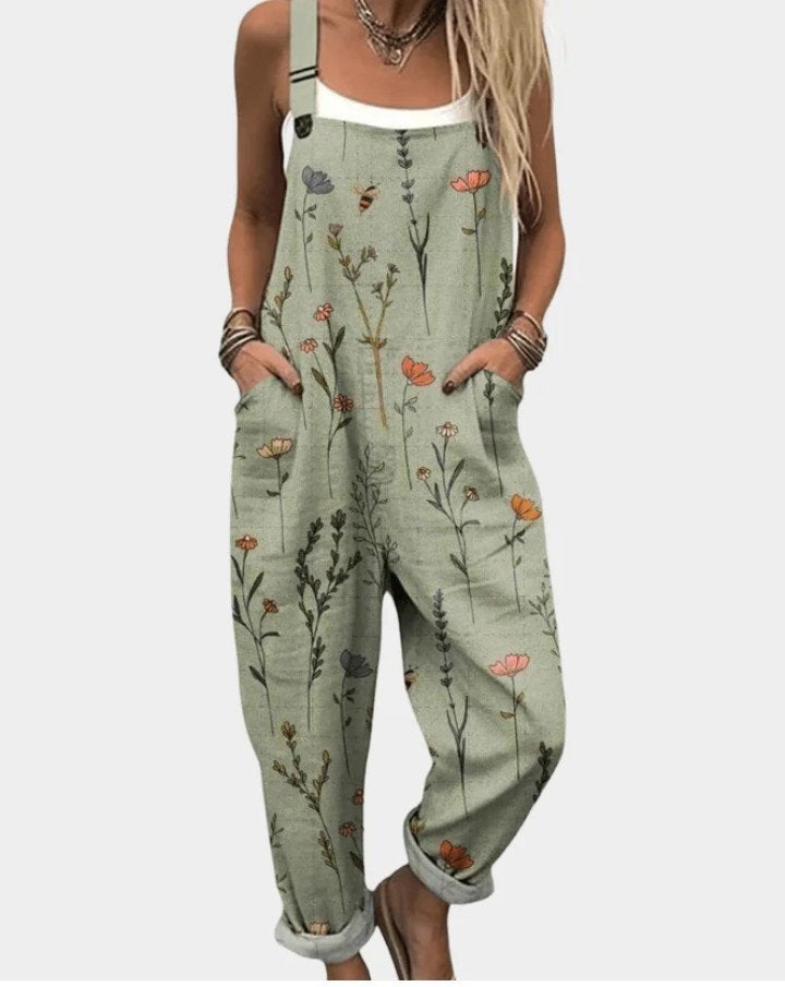 Nieuw Miss Madera Broekpak - Groen met Bloemenprint, Miss Madera, Nieuw, Ophalen of Verzenden, Maat 36 (S)