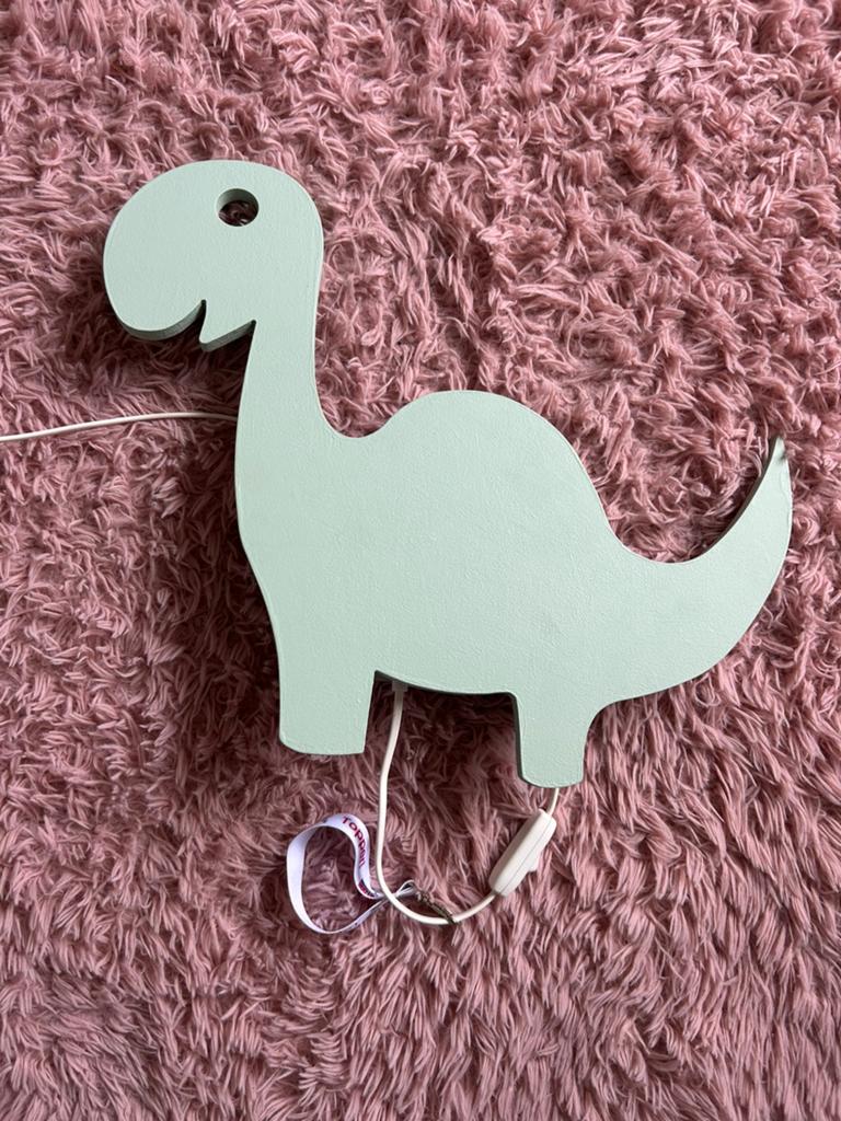 Wandlamp dino van hout, Ophalen, Hout