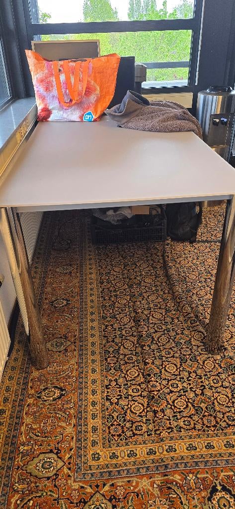 Eettafel gratis meenemen, Huis en Inrichting, Tafels | Eettafels, Ophalen, Gebruikt, 100 tot 150 cm, 50 tot 100 cm