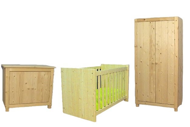 Massief houten babykamer Niels, Kinderen en Baby's, Kinderkamer | Complete kinderkamers, Ophalen of Verzenden, Nieuw, Jongetje