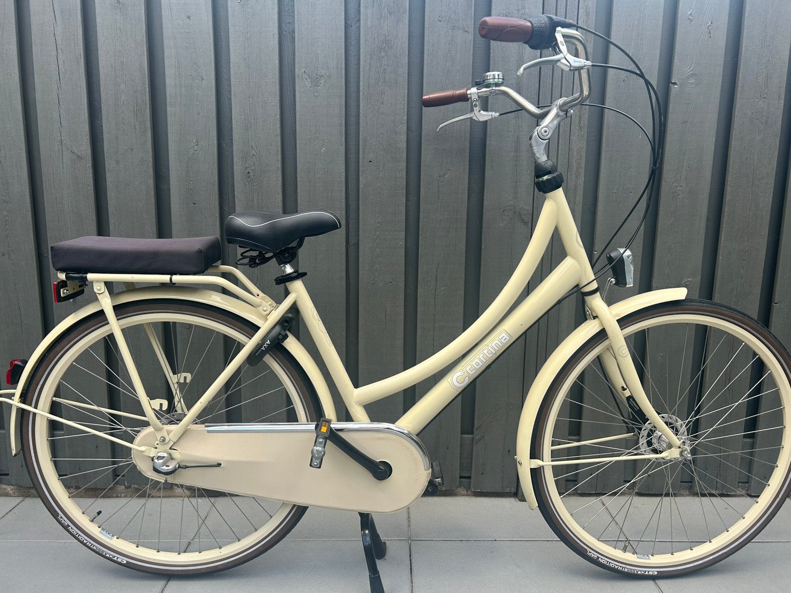 Moederfiets Cortina Roots 28 inch, Fietsen en Brommers, Fietsen | Dames | Moederfietsen, Zo goed als nieuw, Versnellingen, 50 tot 53 cm