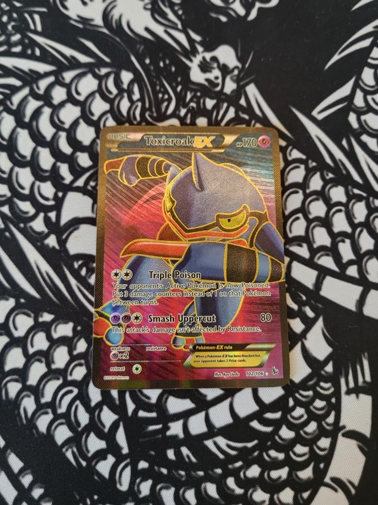 Toxicroak ex #102 Pokémon kaart, Ophalen of Verzenden
