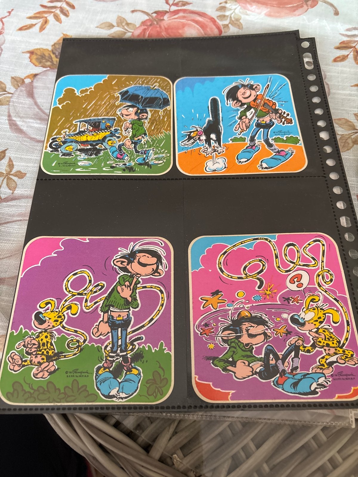 Gaston Lagaffe Stickers/- Guus Flater, Ophalen of Verzenden, Gebruikt, Stickers en Plaatjes