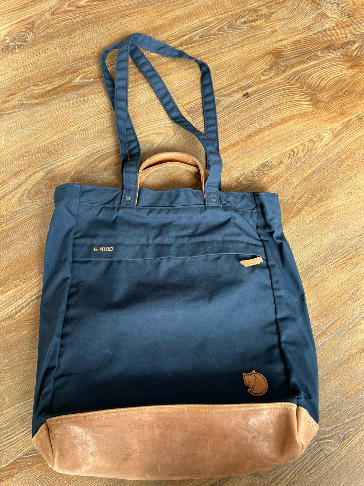Fjallraven Totepack nummer 2 tas rugtas tote, Ophalen, 30 cm of meer, Blauw, Minder dan 35 cm