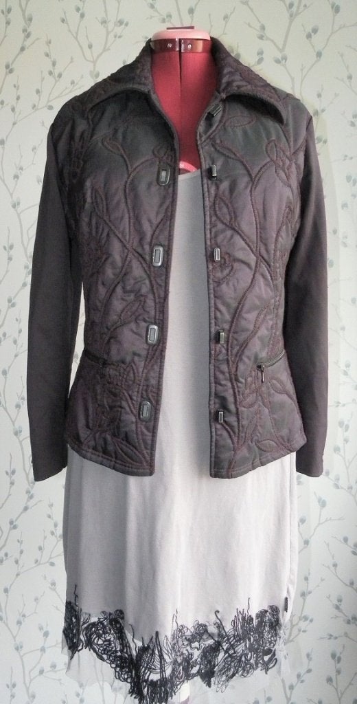 RAYURE Paris Aubergine Vest-Jasje maat 46, Overige kleuren, Maat 46/48 (XL) of groter, Ophalen of Verzenden, Zo goed als nieuw
