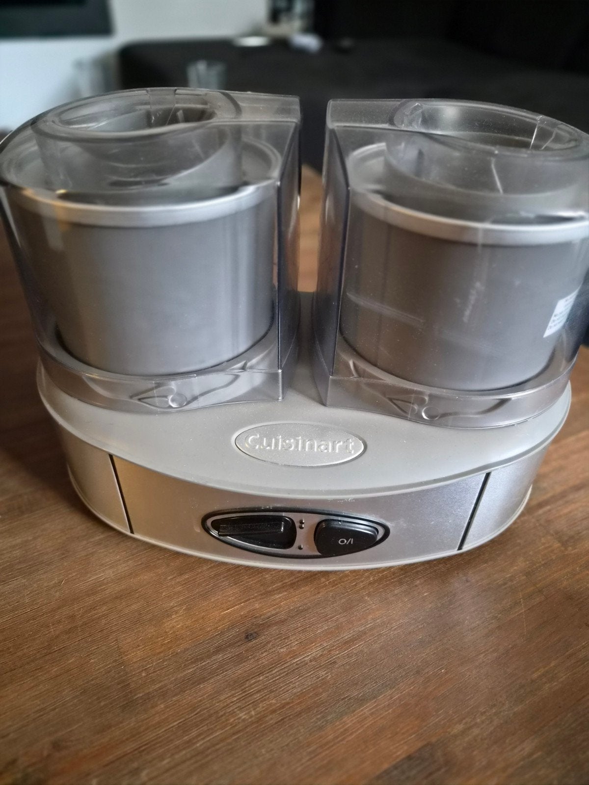 Cuisinart ICE40BCE Duo IJsmachine - Zilver, Ophalen of Verzenden, Gebruikt