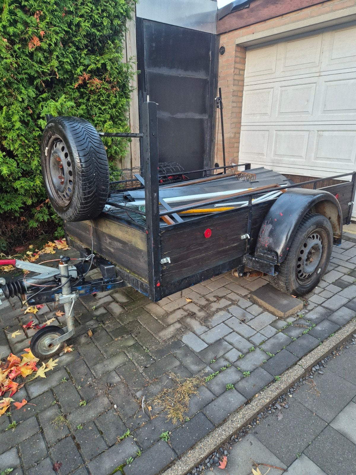 te koop aanhanger, Ophalen