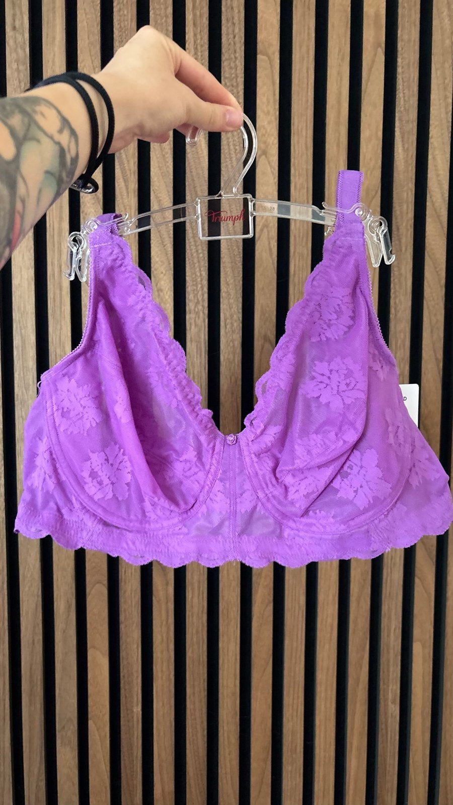Triumph Amourette 300 Summer N BH - Lila - Maat 90D, Verzenden, Paars, BH