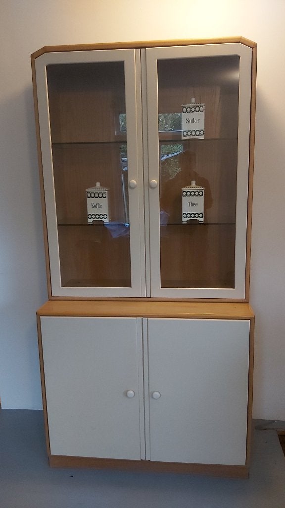 vitrinekast, Ophalen, 200 cm of meer, Modern klassiek, Overige houtsoorten