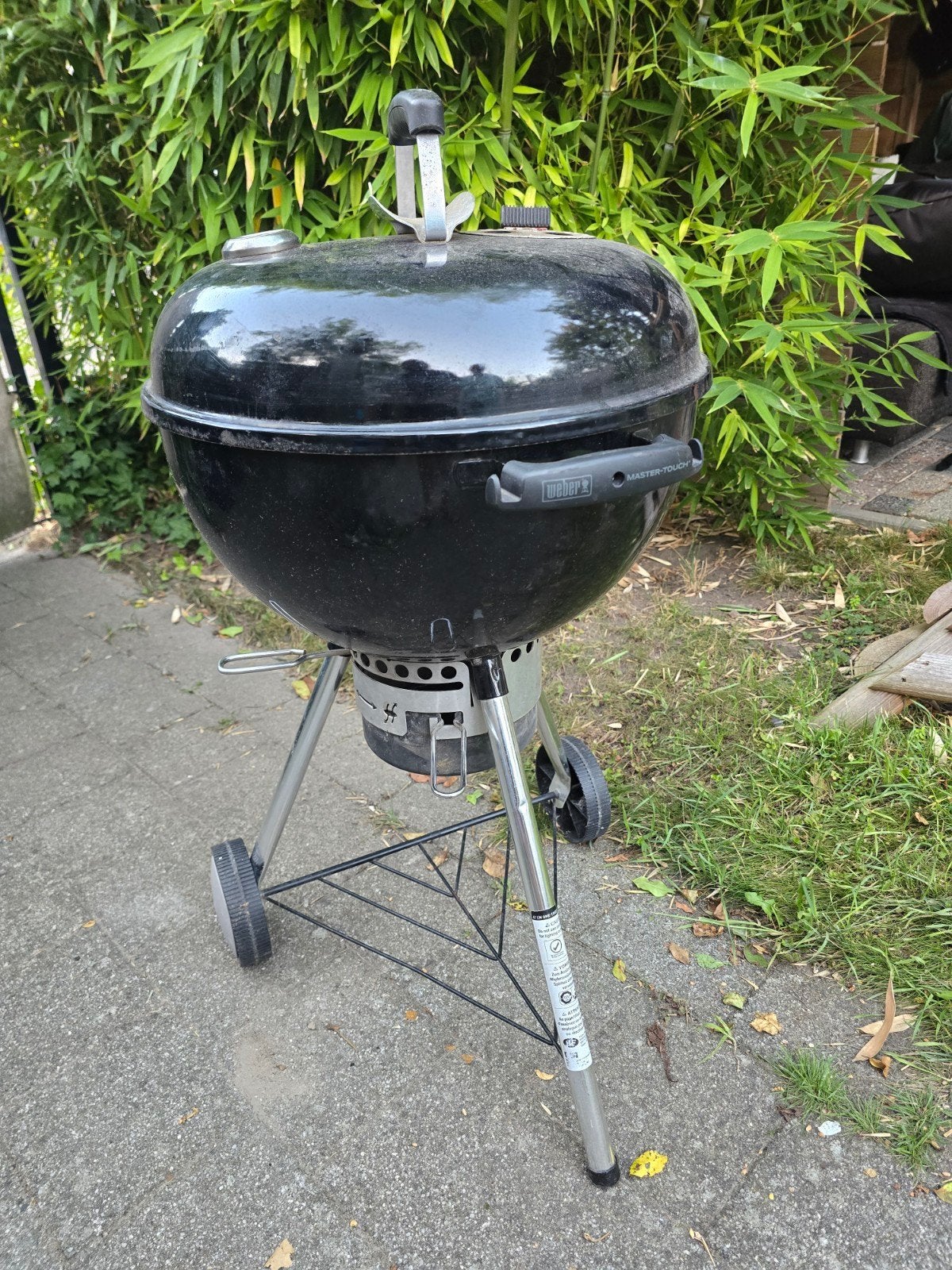 Weber Master-Touch 47 inch BBQ met hoes, Ophalen, Gebruikt, Weber