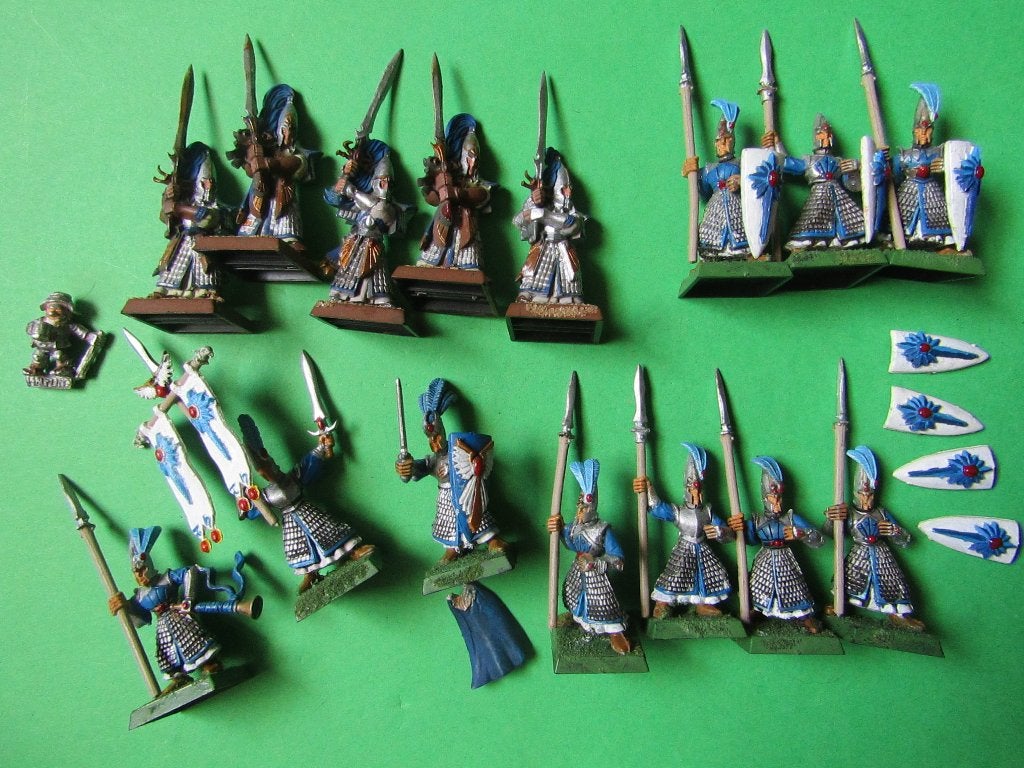 High Elves Swordmasters / Spearmen, Gebruikt, Verzenden, Figuurtje(s), Warhammer